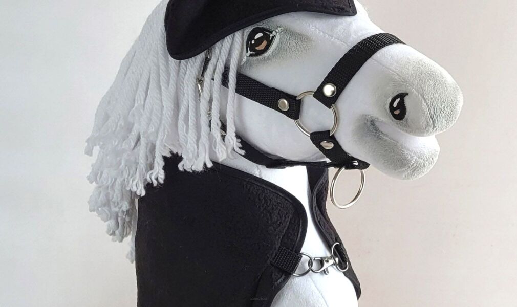 Zestaw dla Hobby Horse A4: derka + nauszniki – czarny