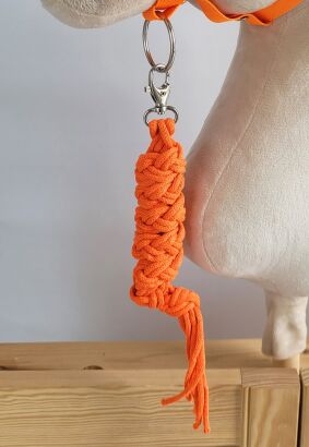 Uwiąz dla Hobby Horse ze sznurka – neon orange