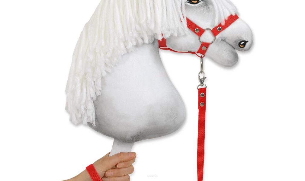 Uwiąz dla Hobby Horse z taśmy – czerwony