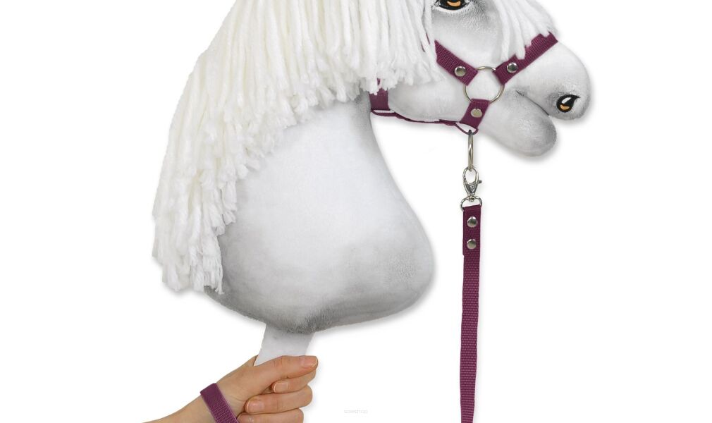 Uwiąz dla Hobby Horse z taśmy – śliwkowy