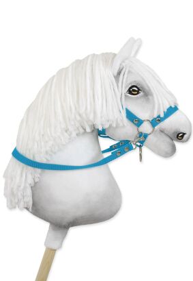 Wodze dla konia Hobby Horse – turkus