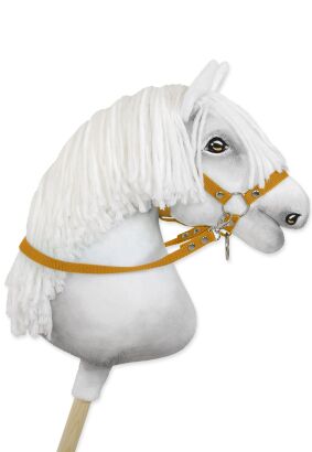 Wodze dla konia Hobby Horse – musztardowe