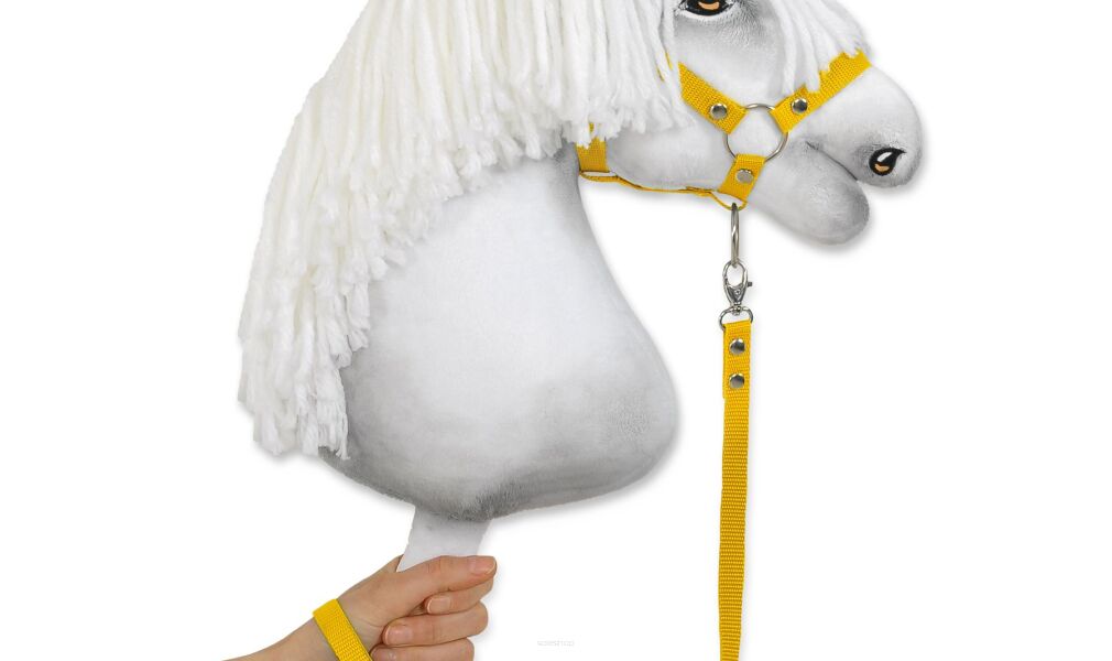 Uwiąz dla Hobby Horse z taśmy – żółty