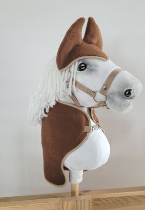 Zestaw dla Hobby Horse A3: derka + nauszniki – brązowy