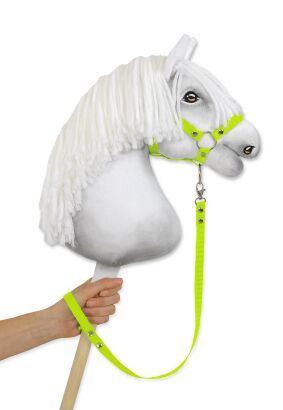 Uwiąz dla Hobby Horse z taśmy – neon green