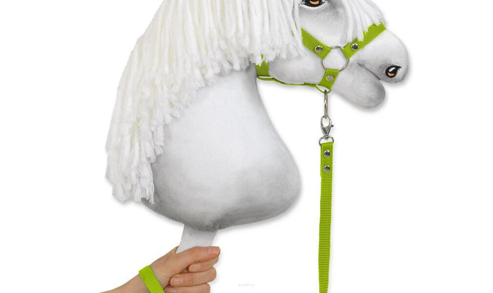 Uwiąz dla Hobby Horse z taśmy – limonka