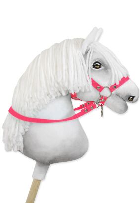 Wodze dla konia Hobby Horse – neon pink